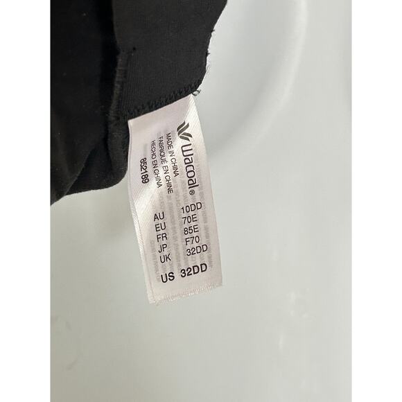 Wacoal 852189 How Perfect Wire Free T‑Shirt Bra 32DD Black - Picture 6 of 6